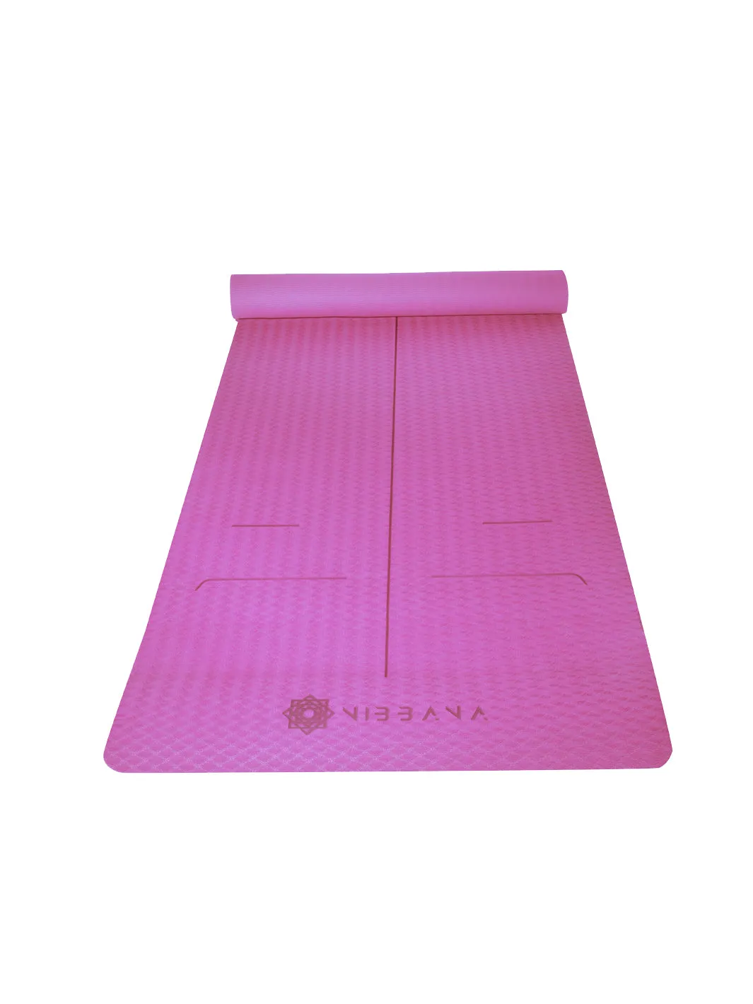 Ignite Single Layer Pink Yoga Mat 4mm