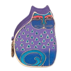 Indigo Cat Coin Purse