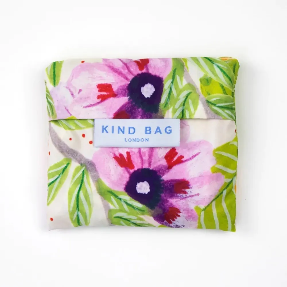 Kind Bag: Reusable Bag Medium Roeqiya Fris Red Bird