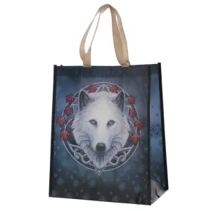 Lisa Parker Guardian of the Fall Wolf Reusable Shopping Bag