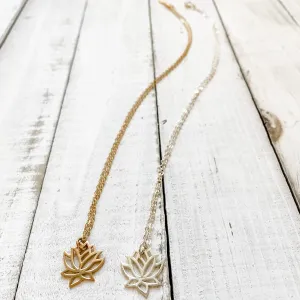 Lotus Flower Necklace