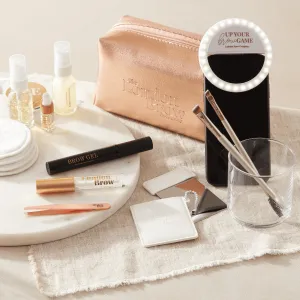 Luxury Rose Gold Brow & Lash Aftercare Bag