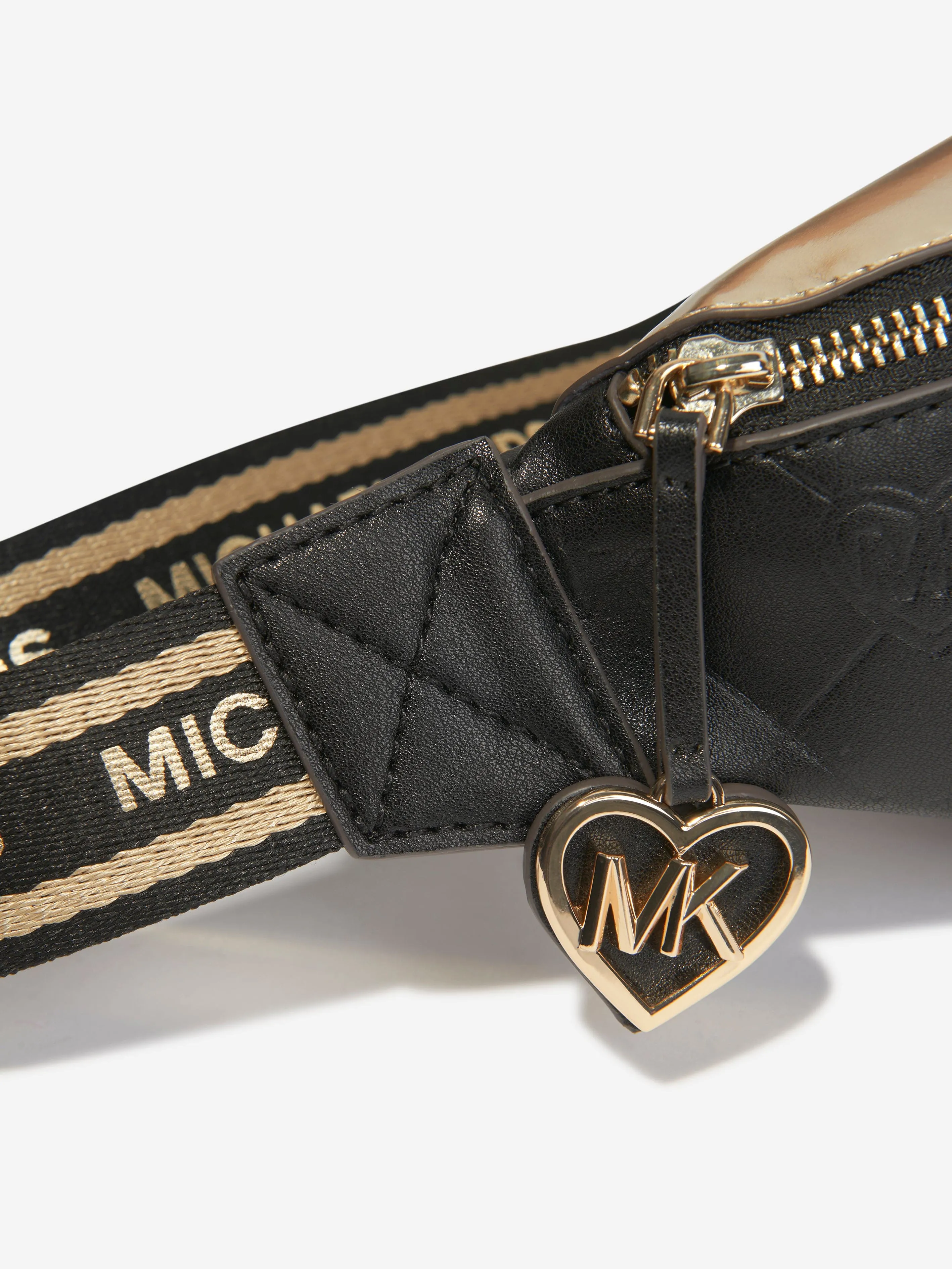 Michael Kors Girls Logo Belt Bag in Black