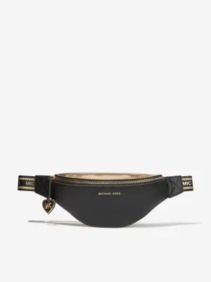 Michael Kors Girls Logo Belt Bag in Black