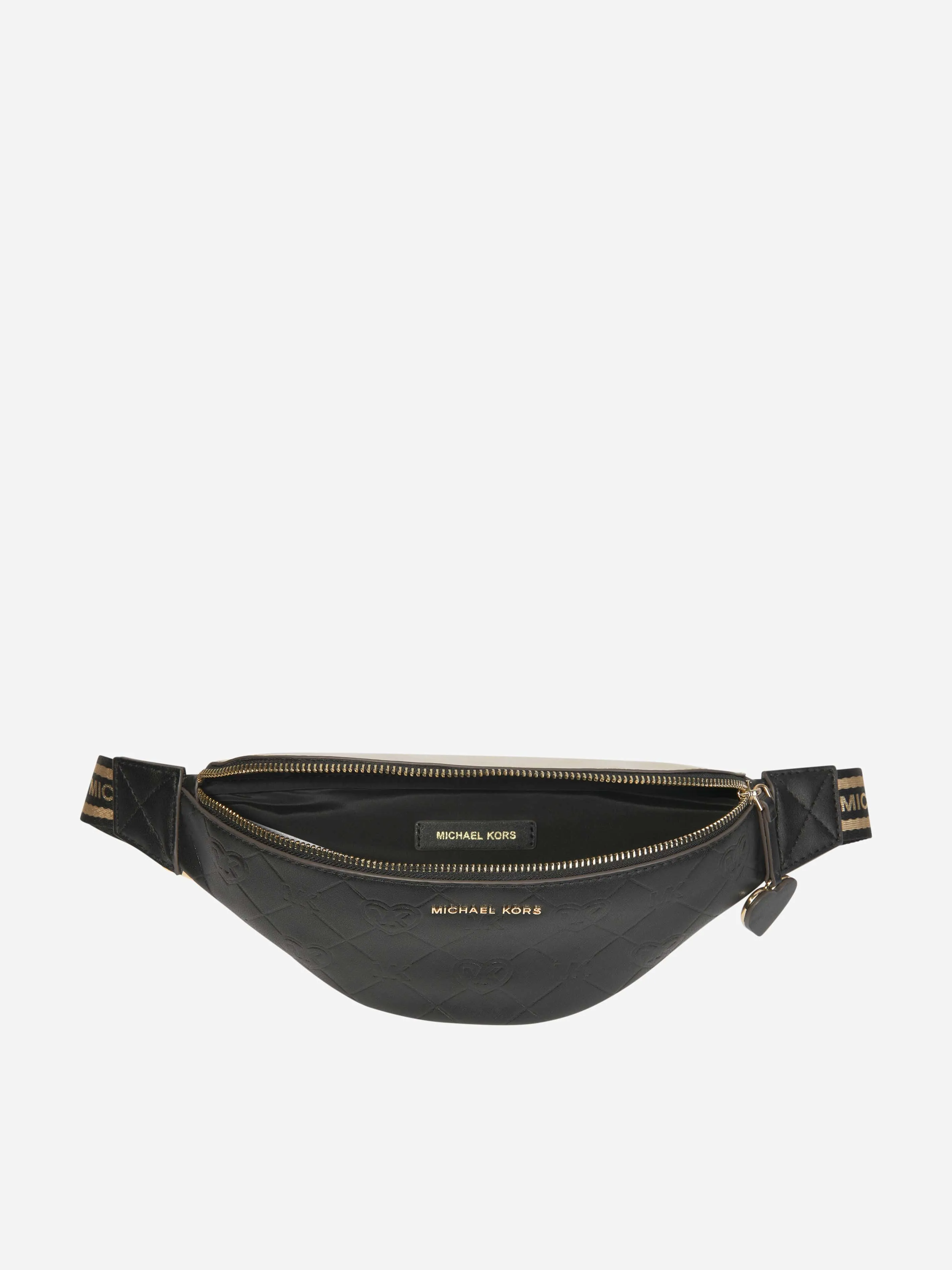 Michael Kors Girls Logo Belt Bag in Black