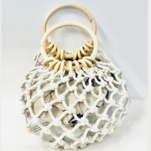 Mini Beach Knit Handbag