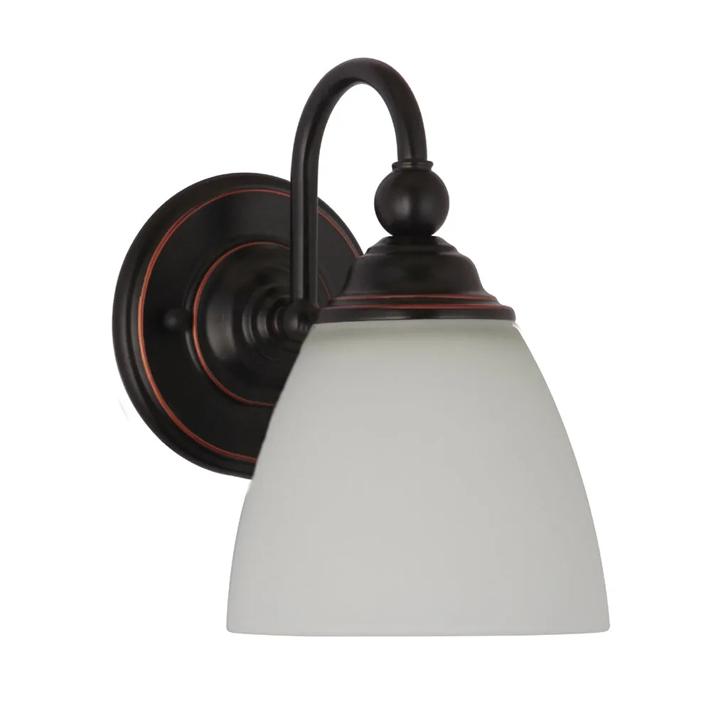 Nova 1 Light Bronze Traditional Wall Light