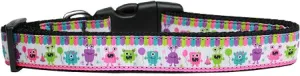 Party Monsters Nylon Dog Collar Sm