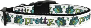 Pretty As A Peacock Nylon Cat Collar