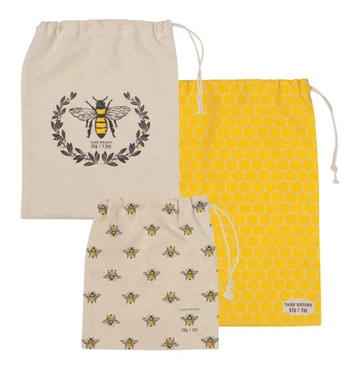 Produce Bag, Busy Bee Set of 3