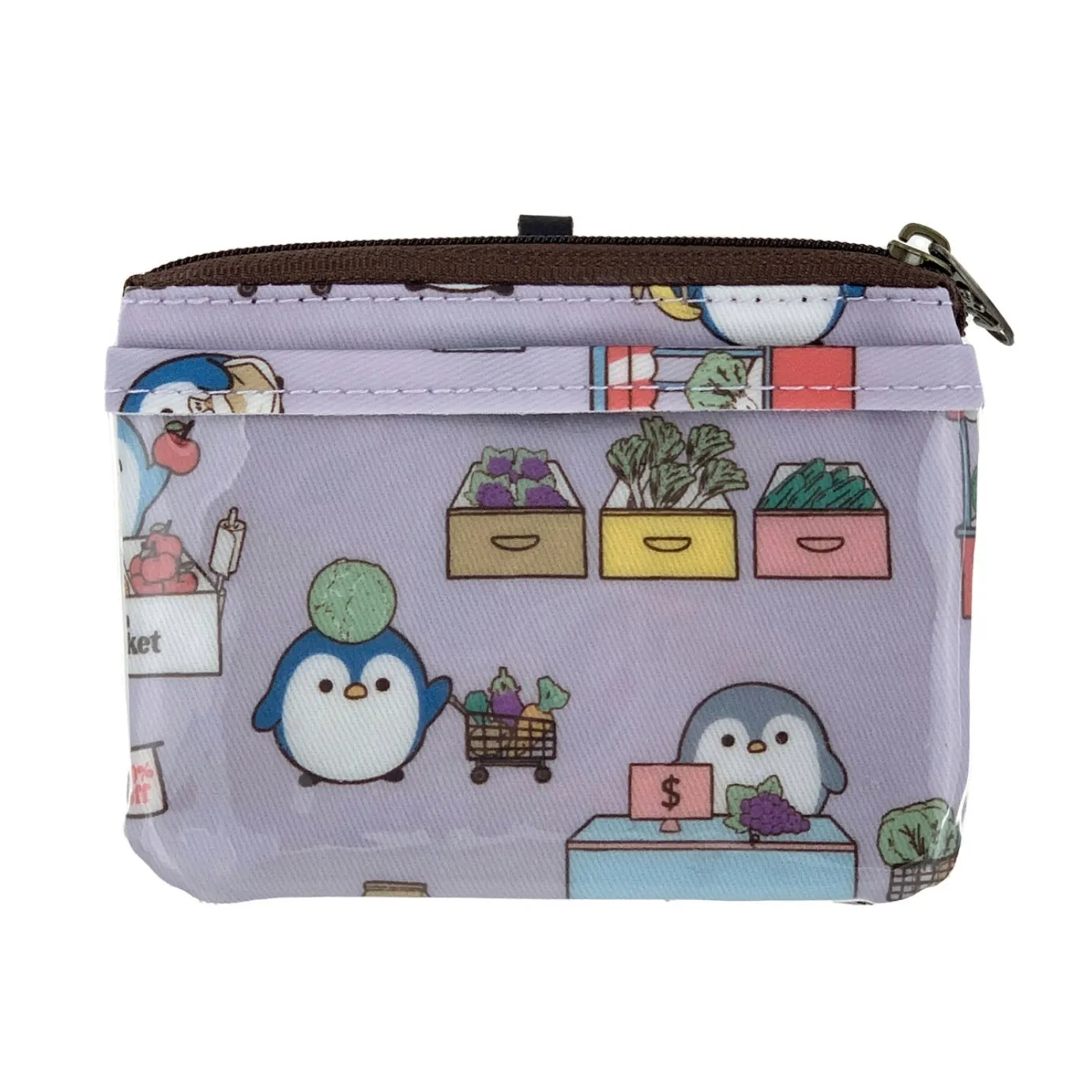 Purple Penguin Market Card & Coin Purse