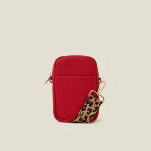 Red Slip Pocket Phone Bag