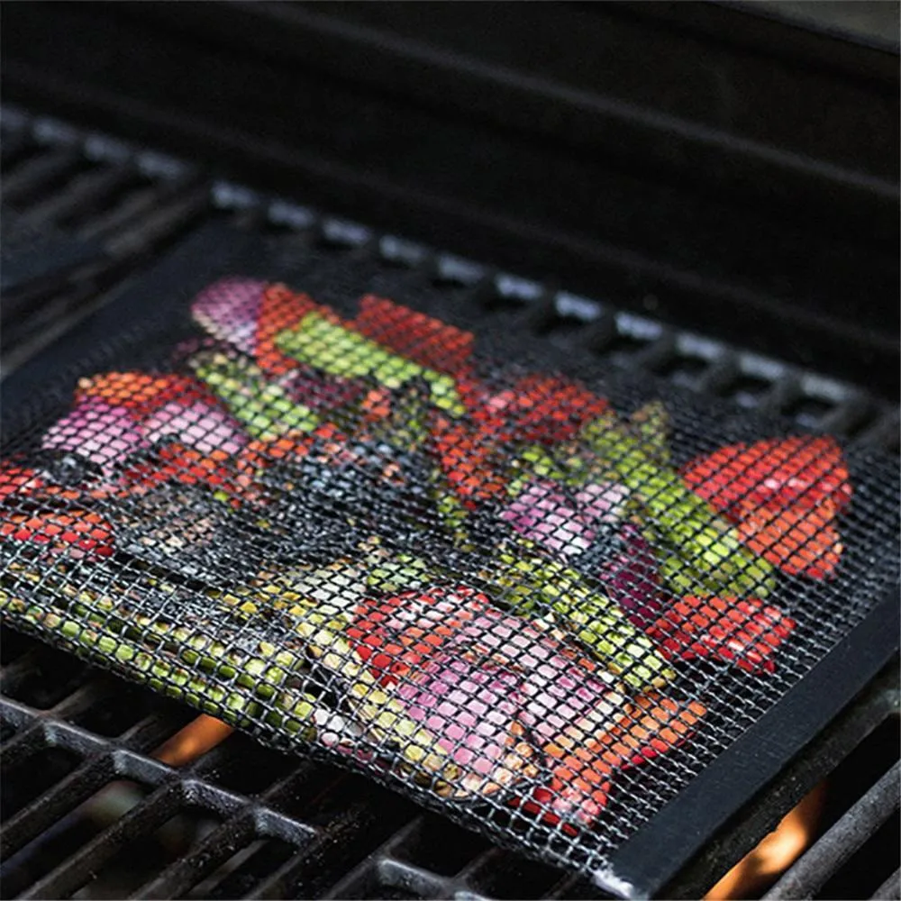 Reusable Non Stick BBQ Mesh Grill Bags