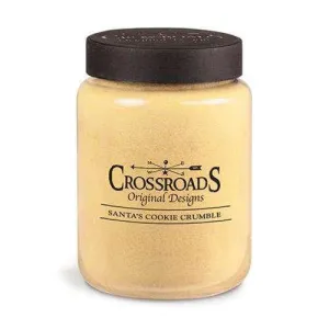 Santa's Cookie Crumble Jar Candle 26oz