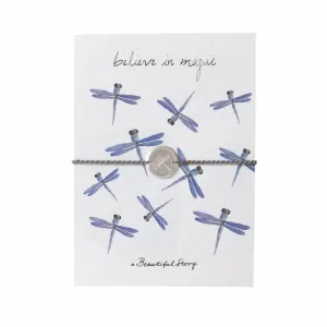 Schmuck Postkarte Libellen 'Believe in Magic'