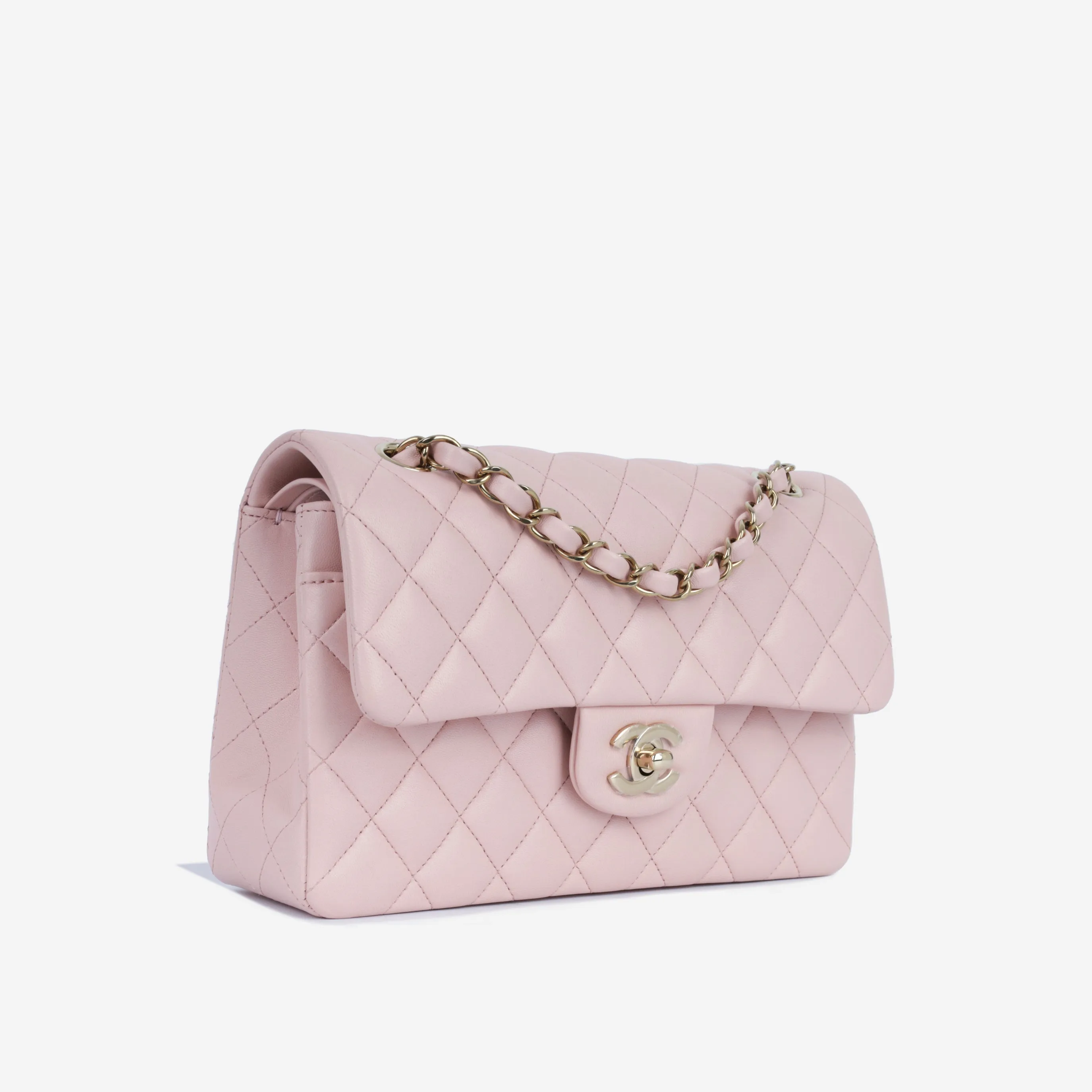 Small Classic Flap Bag - Pink