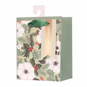 Small Magnolia Gift Bag - 11.1cm x 13.7cm x 6.2cm