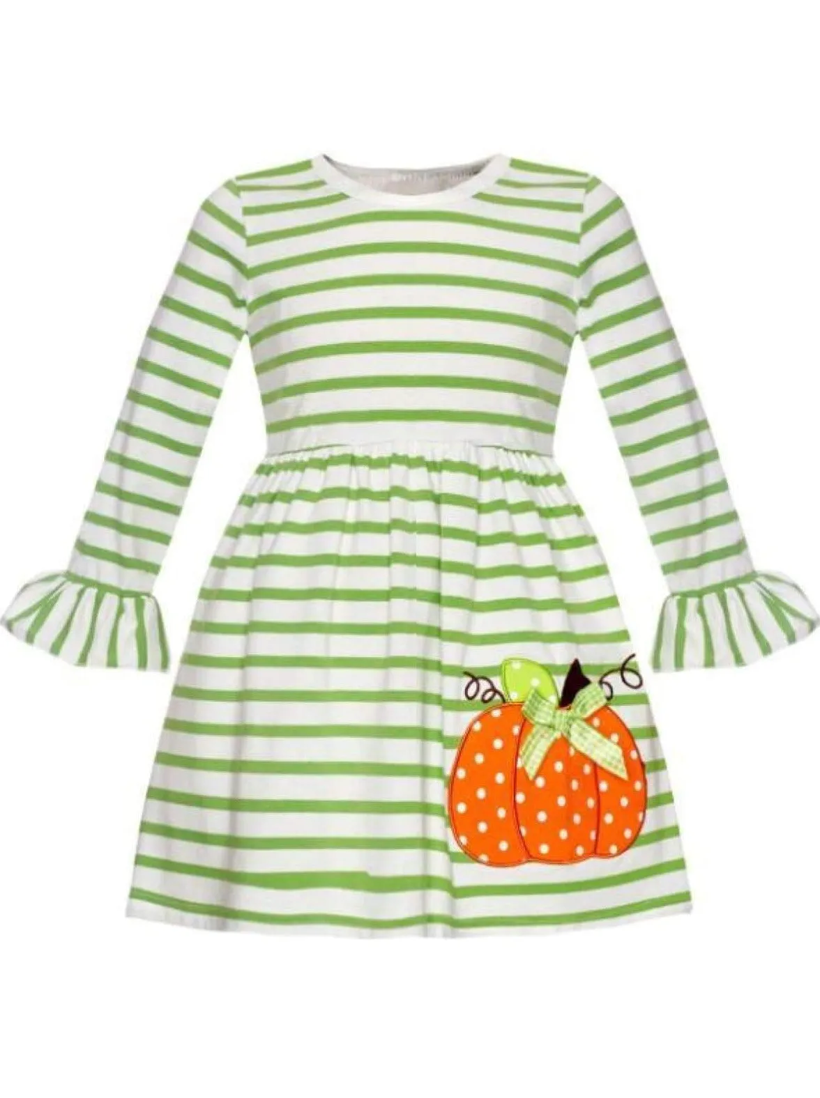 Stay Precious Striped Pumpkin Dress