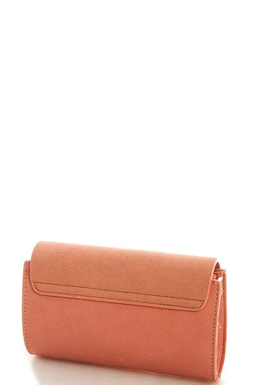 Suede Dressy Clutch