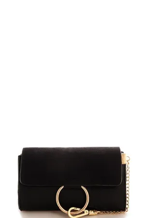 Suede Dressy Clutch