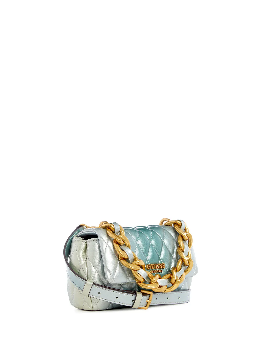 Teal Multi Dema Mini Crossbody Bag