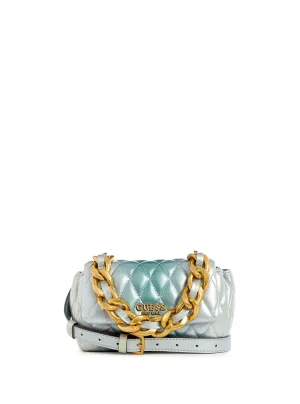 Teal Multi Dema Mini Crossbody Bag