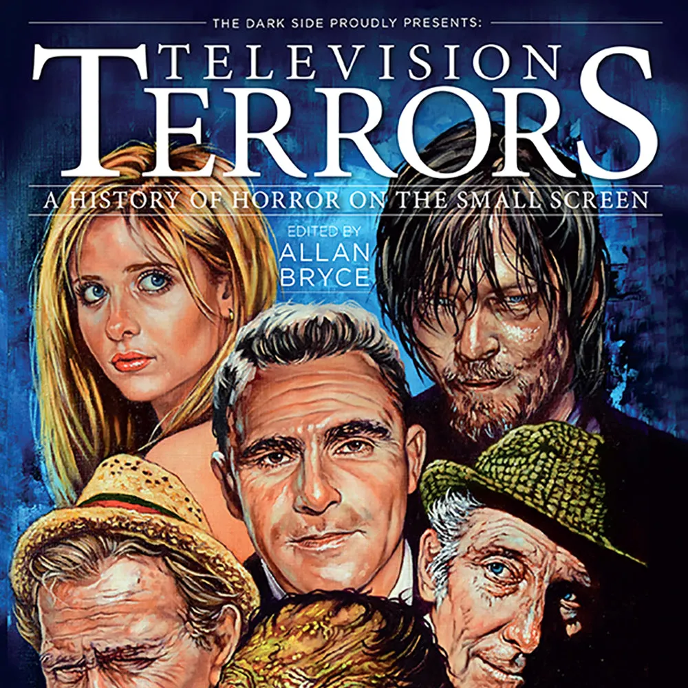 Television Terrors: A Dark Side Guide to TV Horror- Edited by Allan Bryce Signed by Cover Artist Rick Melton