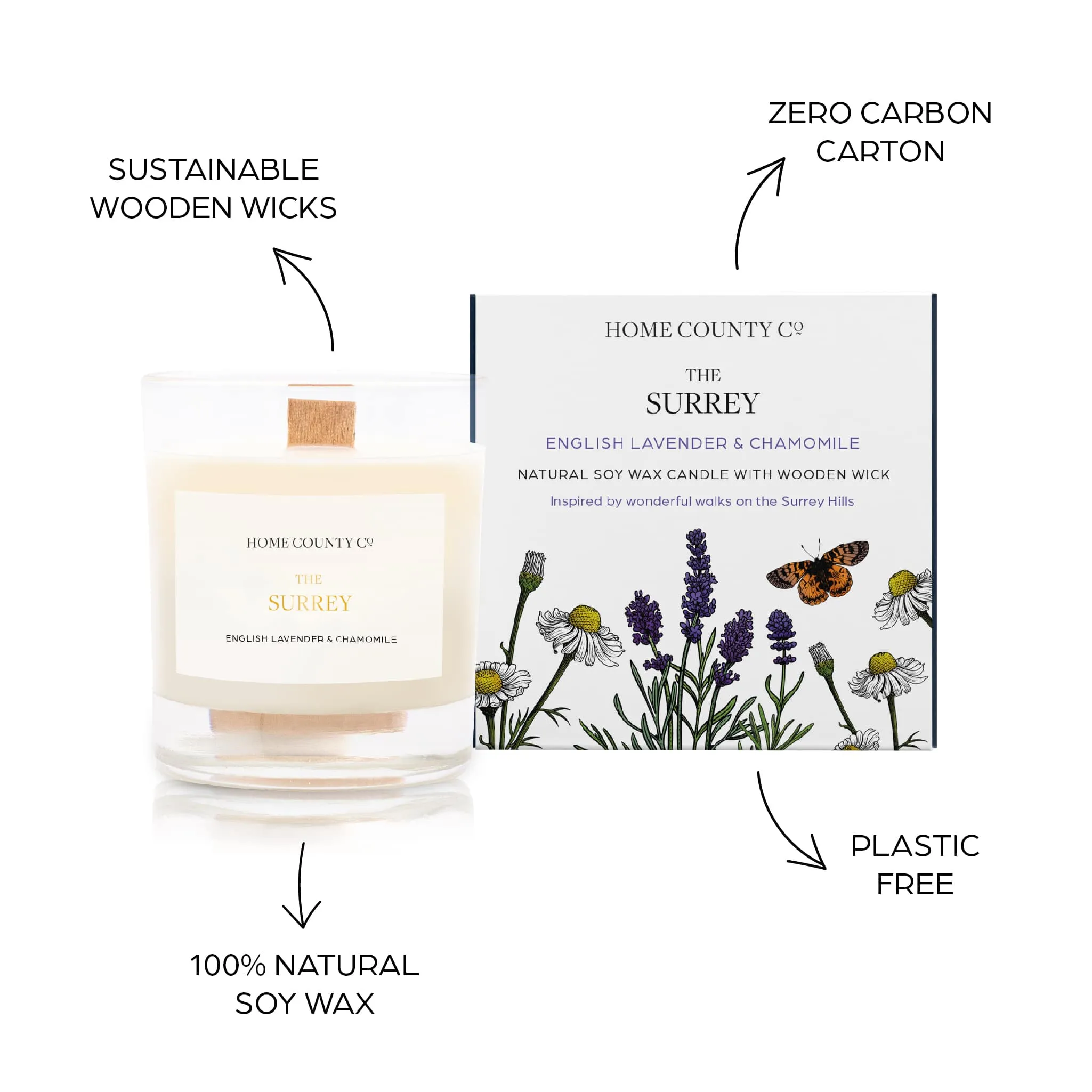 The Surrey - English Lavender and Chamomile Candle