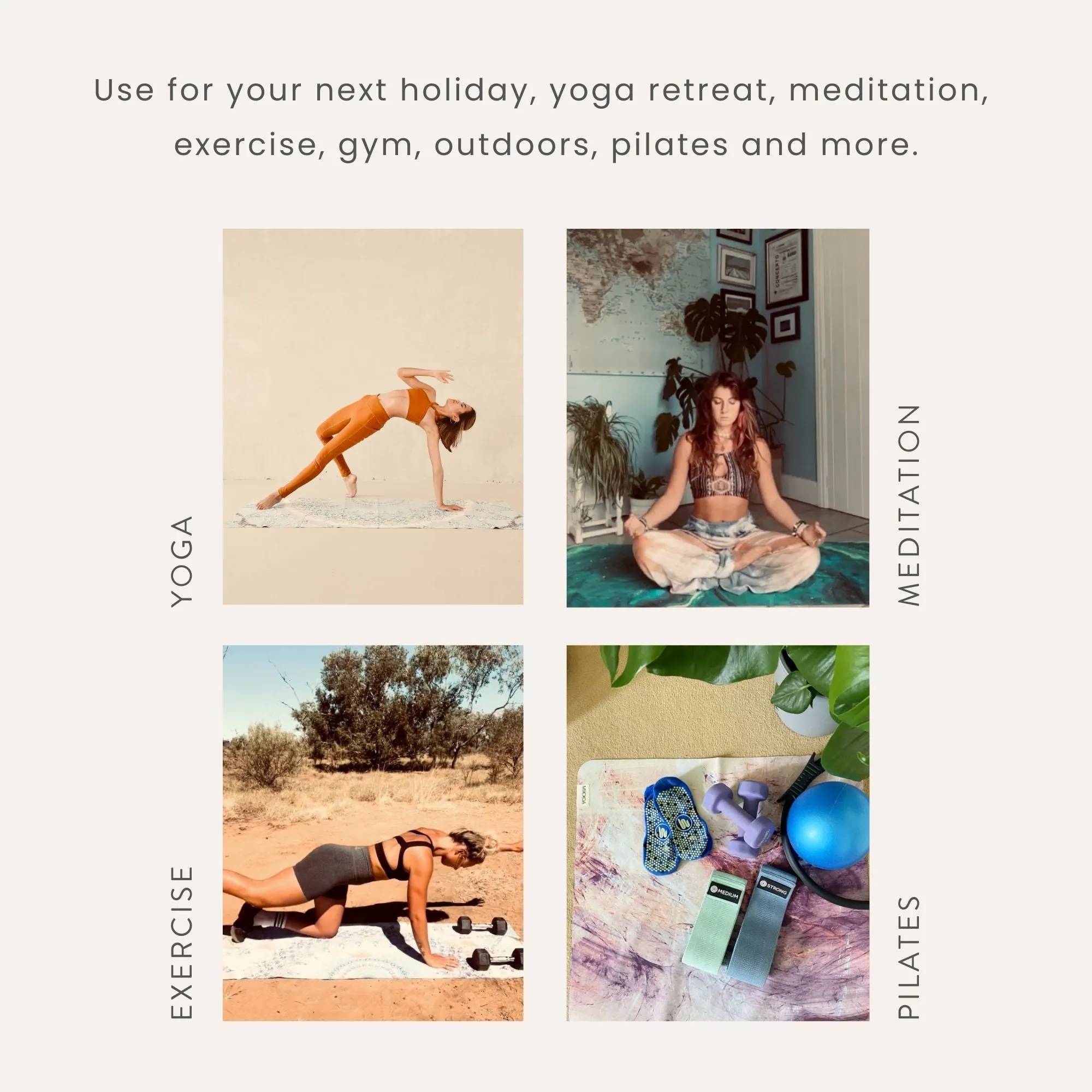 Travel Yoga Mat – Mystic Marble