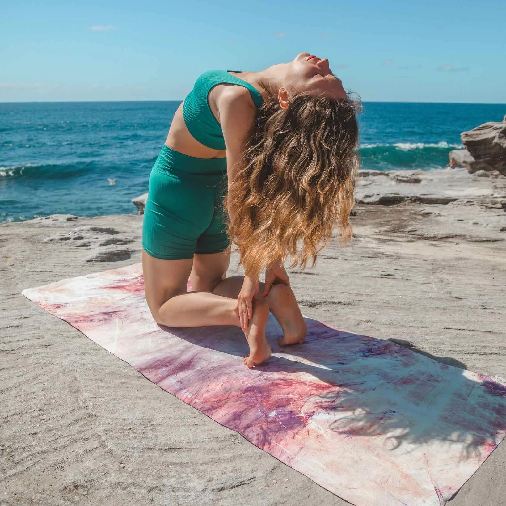 Travel Yoga Mat – Mystic Marble