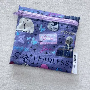 TS Albums on Grey Reusable Mini Snack Bag