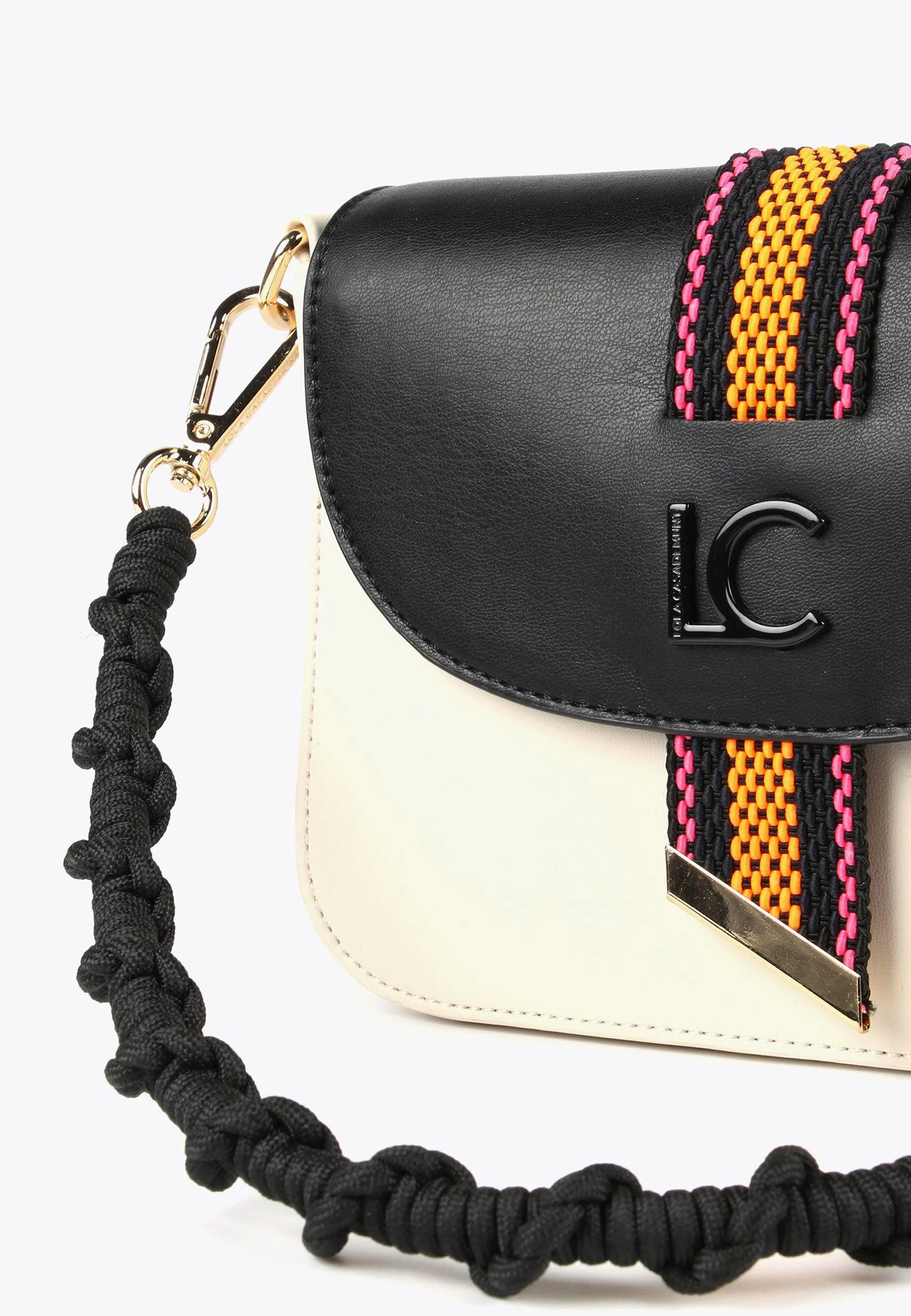 Two-tone crossbody bag