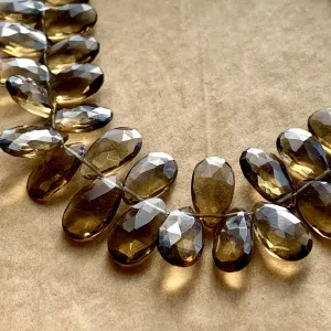 Whiskey Quartz Briolettes