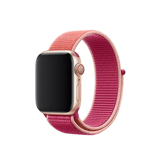 Woven Nylon Strap For Apple Watch-Red (42/44/45/49mm)