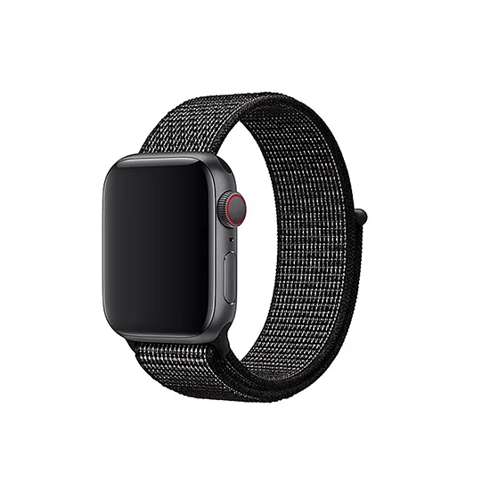 Woven Nylon Strap For Apple Watch-Red (42/44/45/49mm)